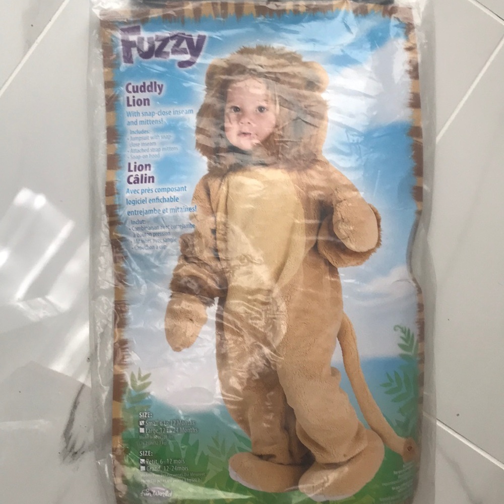 Kids halloween lion costume